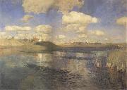 Levitan, Isaak The lakes. Rubland Sweden oil painting artist